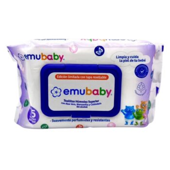75 TOALLAS HÚMEDAS EMUBABY