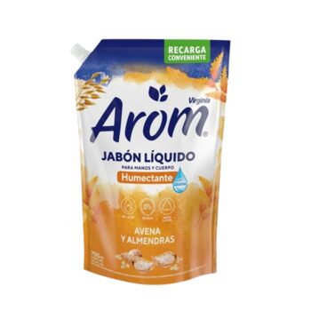 JABÓN LIQUIDO AROM AVENA Y ALMENDRAS 750 ML.