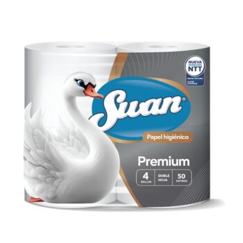 PAPEL HIGIÉNICO SWAN PREMIUN 50 METROS X 4 ROLLOS