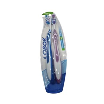 PACK 2 CEPILLO DENTAL COBOR SUAVE