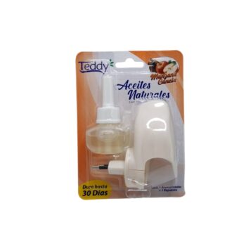 ENCHUFE + REPUESTO ACEITES AROMATICOS TEDDY MANZANA CANELA 21 ML.
