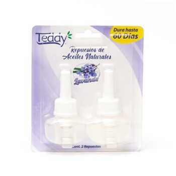 2 REPUESTO ACEITES AROMATICOS TEDDY LAVANDA 21 ML.