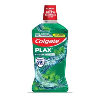 ENJUAGUE BUCAL COLGATE PLAX FRESH MINT 1 LITRO
