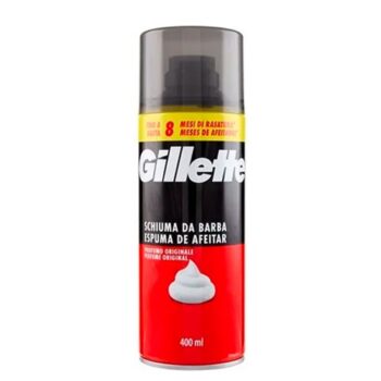 ESPUMA DE AFEITAR GILLETTE CLASICA 400 ML.