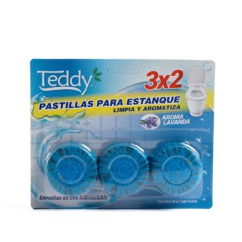 PASTILLA ESTANQUE TEDDY AROMA LAVANDA 3 X 2 50 GR.