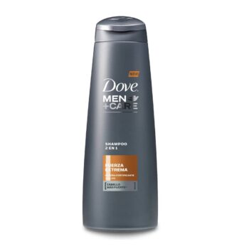 SHAMPOO DOVE MEN CARE 2 EN 1 FUERZA EXTREMA 400 ML.