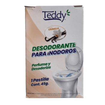 DESODORANTE PARA INODOROS TEDDY VAINILLA 45 GR.
