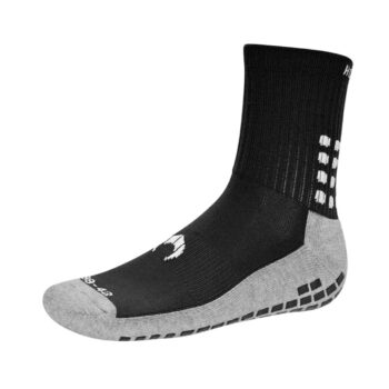 CALCETA ANTIDESLIZANTE HO SOCCER NEGRO