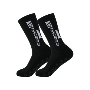CALCETA DEPORTIVA ANTIDESLIZANTE TAPE DESIGN 38-43 NEGRO