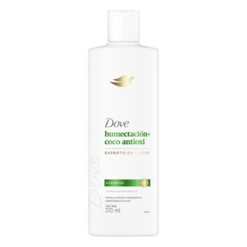SHAMPOO DOVE HUMECTACIÓN + COCO ANTIOXI 370 ML.