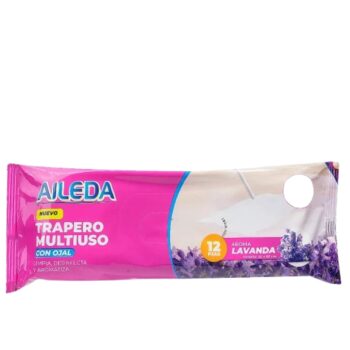 TRAPERO HUMEDO AILEDA LAVANDA 12 UNIDADES