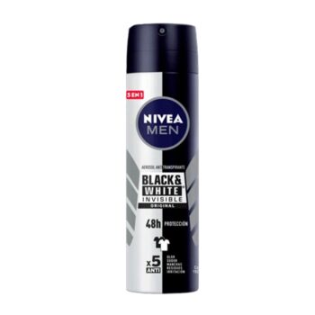 ANTITRANSPIRANTE SPRAY NIVEA MEN BLACK & WHITE INVISIBLE ORIGINAL 150 ML.