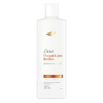 SHAMPOO DOVE UV REPAIR & GLOW + FERÚLICO 370 ML.