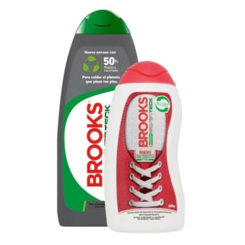 PACK TALCO PARA PIES BROOKS 120 GR. + TALCO ZAPATILLA 80 GR.