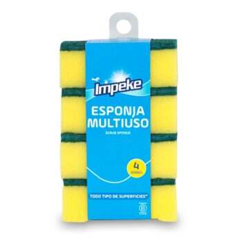 ESPONJA LISA IMPEKE X 4 UNIDADES